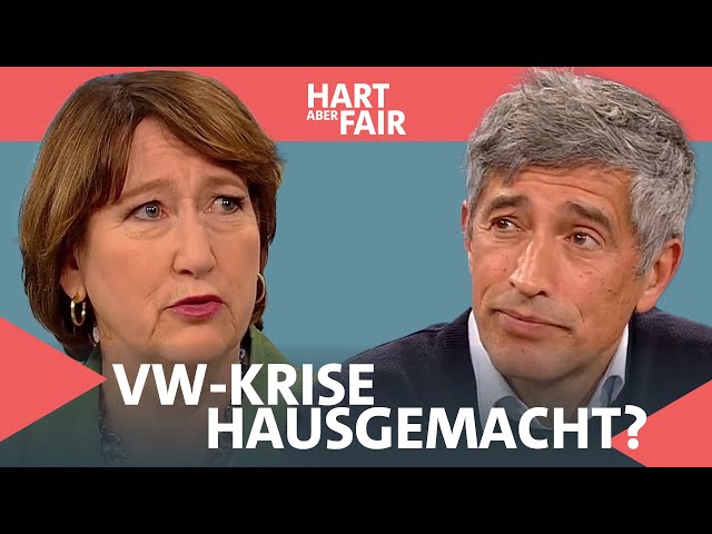 ⁣Krise bei VW: Drei Werke dicht? | hart aber fair