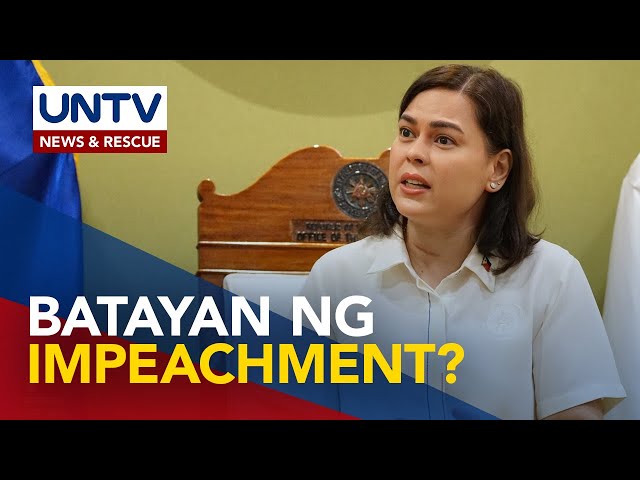 ⁣‘Di maipaliwanag na paggastos ng confi fund, maaaring maging batayan ng impeachment case vs. VP Sara