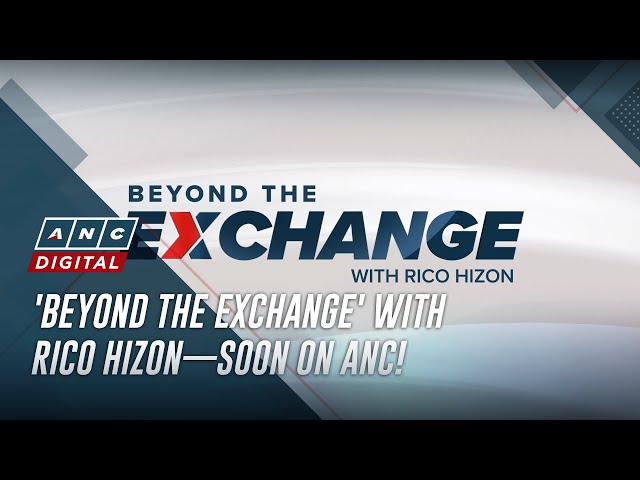 ⁣Rico Hizon marks TV comeback with 'Beyond The Exchange' on ANC