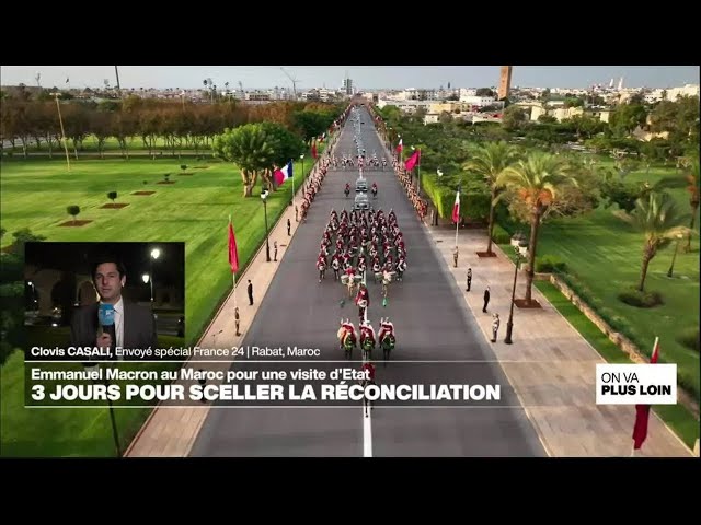 ⁣Emmanuel Macron au Maroc : "Des visages de réconciliation affichés à Rabat" • FRANCE 24