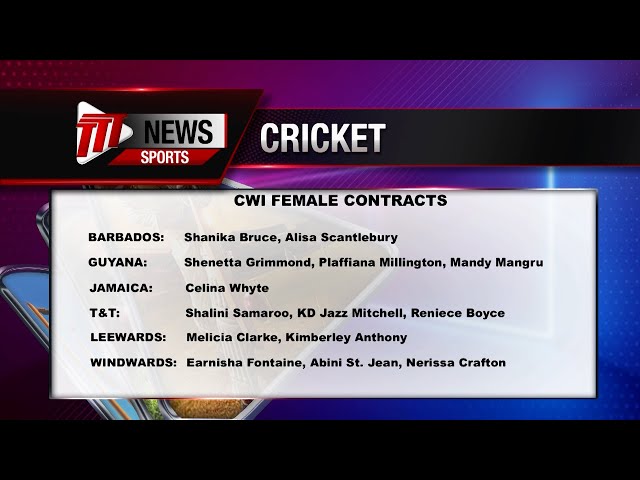 ⁣CWI Awards Contracts To Women Cricketers