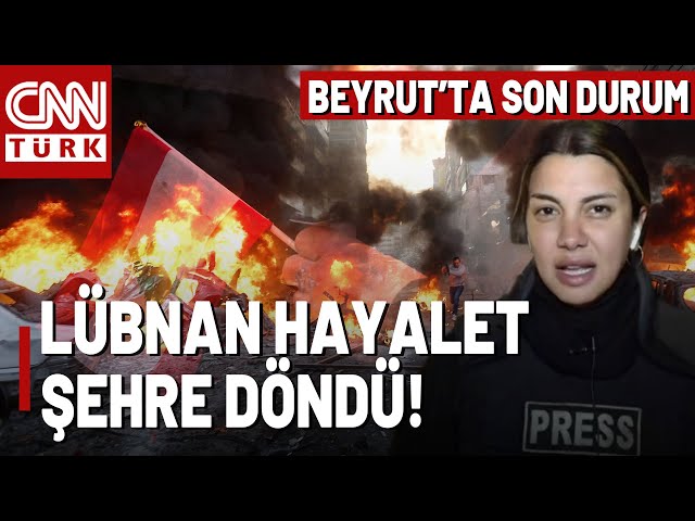 ⁣Beyrut Sokakları Enkaza Döndü! Fulya Öztürk Lübnan'daki Son Durumu Aktardı...