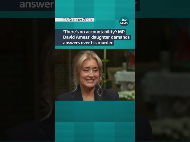 ⁣‘There’s no accountability’: MP David Amess’ daughter demands answers over his murder #itvnews