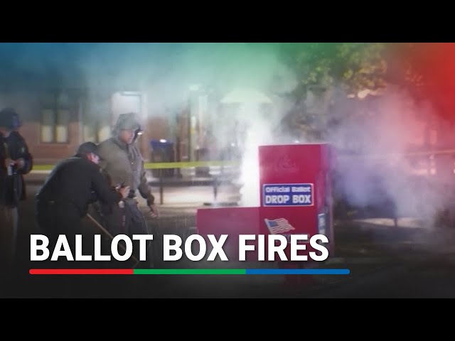 ⁣Ballot boxes set on fire in Washington, Oregon