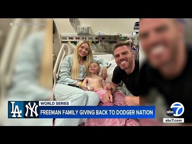 ⁣Freeman family giving away 2 tickets to World Series as 'thank you' to fans