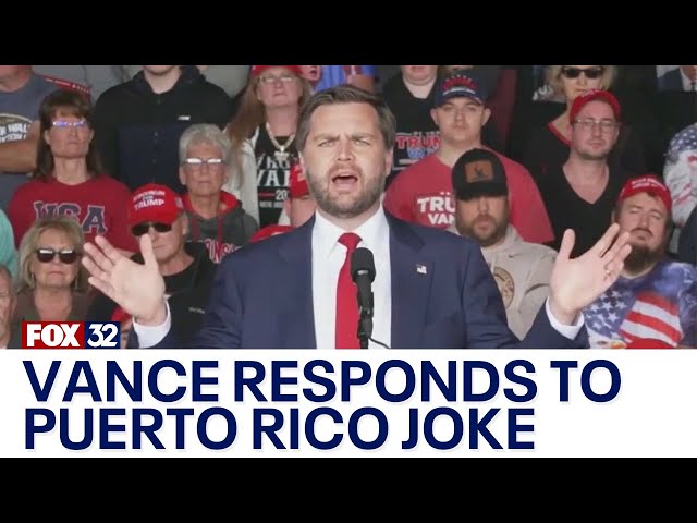 ⁣Vance responds to Puerto Rico comment at Trump rally: ‘I’m so over it’