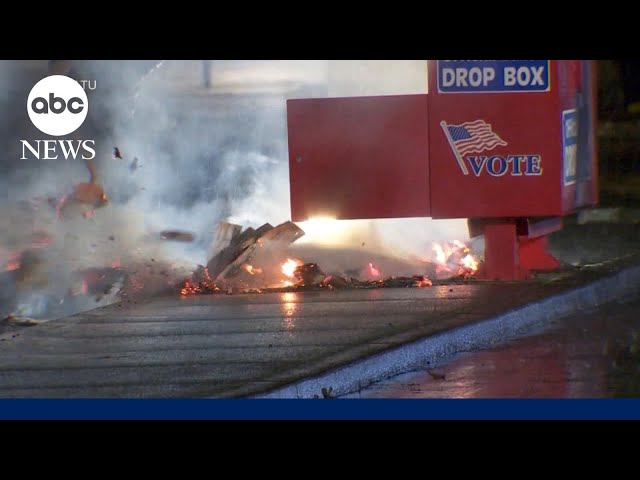 ⁣Hundreds of ballot boxes set on fire in Washington, Oregon: Officials