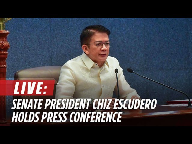 ⁣LIVE: Kapihan sa Senado with Senate President Chiz Escudero | October 29