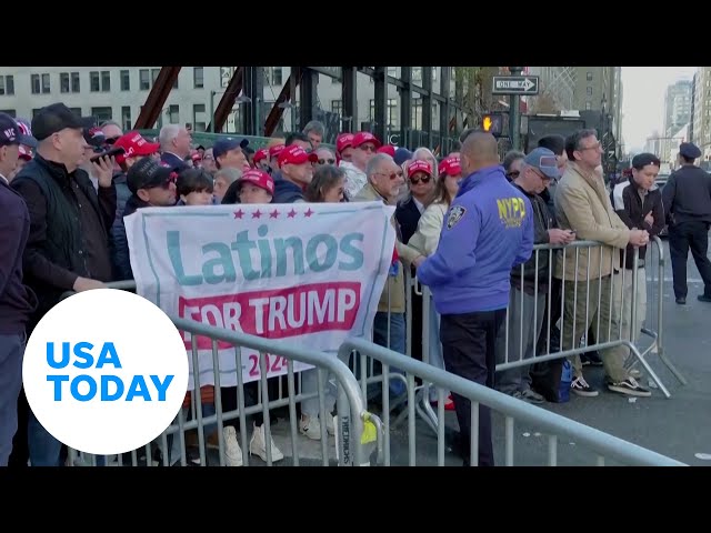 ⁣Latino community react to 'foul' joke about Puerto Rico at Trump rally | USA TODAY