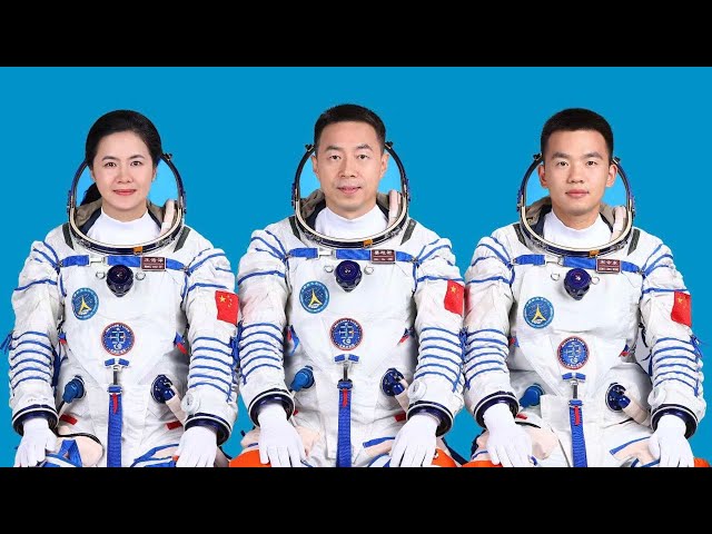 ⁣Live: China's Shenzhou-19 manned mission crew members meet the press