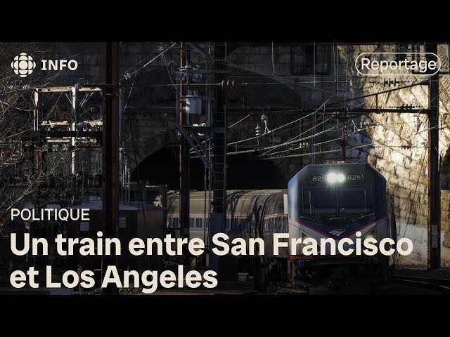 ⁣Un TGV en Californie : des trains circulant à 350 km/h