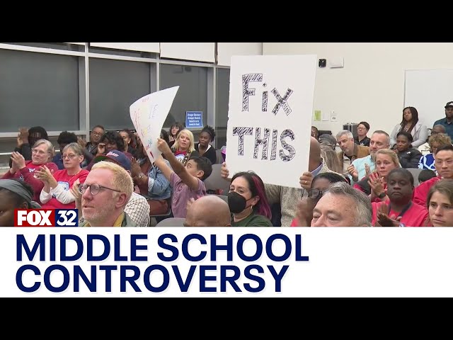 ⁣Suburban school board faces backlash after announcement to end middle school classes