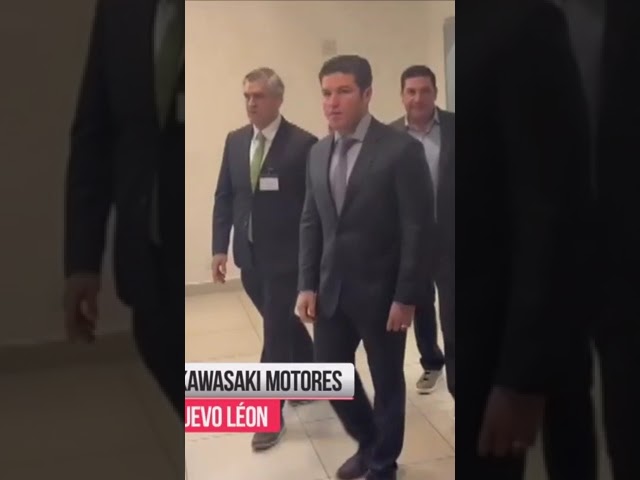 ⁣Samuel García inaugura planta de Kawasaki en Salinas Victoria, NL.