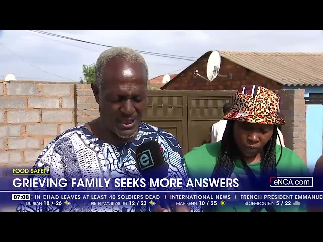 ⁣Food Safety | Grieving family seeks more answers