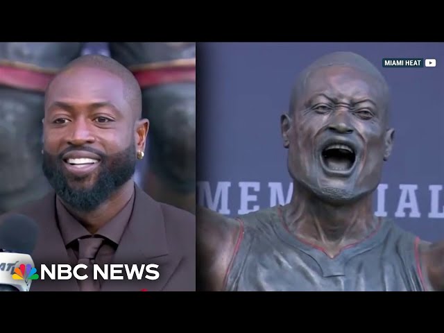 ⁣Dwyane Wade statue brings celebration and criticism