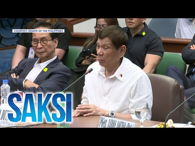 ⁣Dating Pres. Rodrigo Duterte, inamin na nagkaroon siya...| Saksi (Originally aired October 28, 2024)