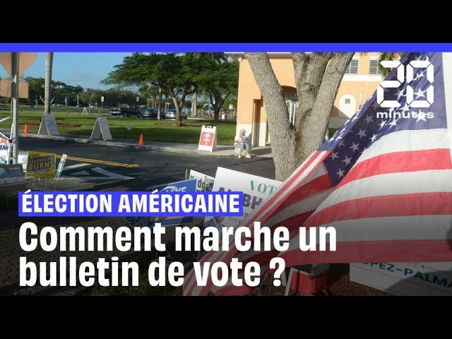 ⁣Élection américaine 2024 : Comment marche un bulletin de vote ?