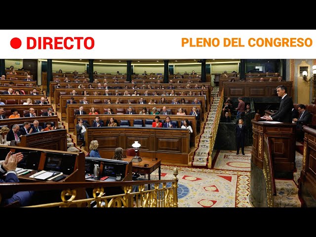 ⁣PLENO DEL CONGRESO  EN DIRECTO: SESIÓN PLENARIA 29/10/2024 | RTVE Noticias