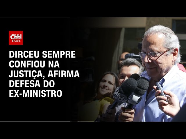 ⁣Dirceu sempre confiou na justiça, afirma defesa do ex-ministro | LIVE CNN