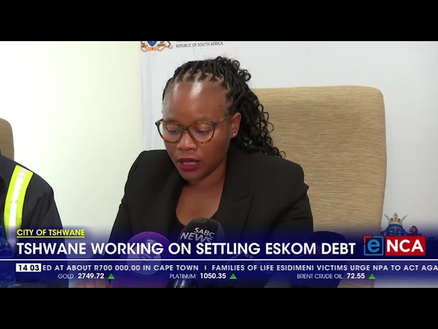 ⁣Tshwane working on settling Eskom debt