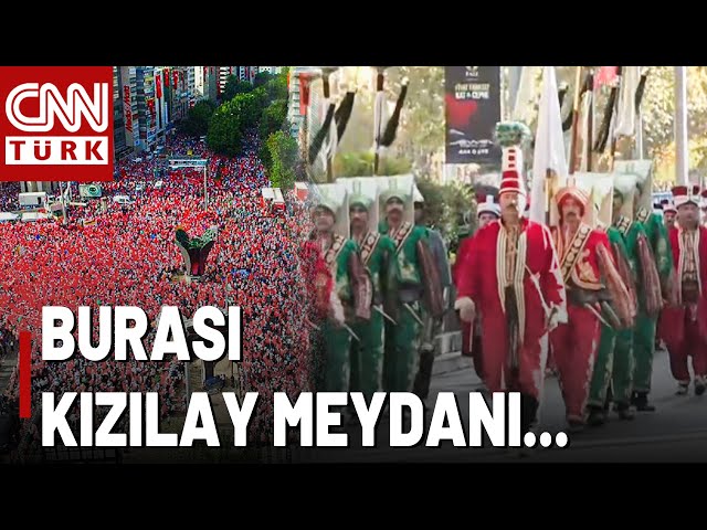 ⁣Cumhuriyet'in 101. Yılında Etkinlikler Devam Ediyor... Yüzlerce Kişi TBMM'den 1. Meclis�