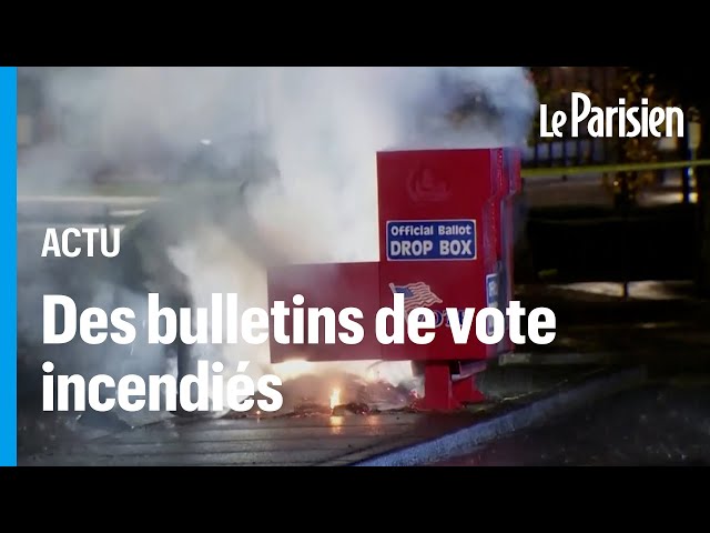 ⁣Présidentielle américaine : le FBI recherche les incendiaires de boites à bulletins de vote