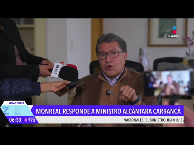 ⁣Ricardo Monreal reacciona a la propuesta del ministro Juan Luis González Alcántara