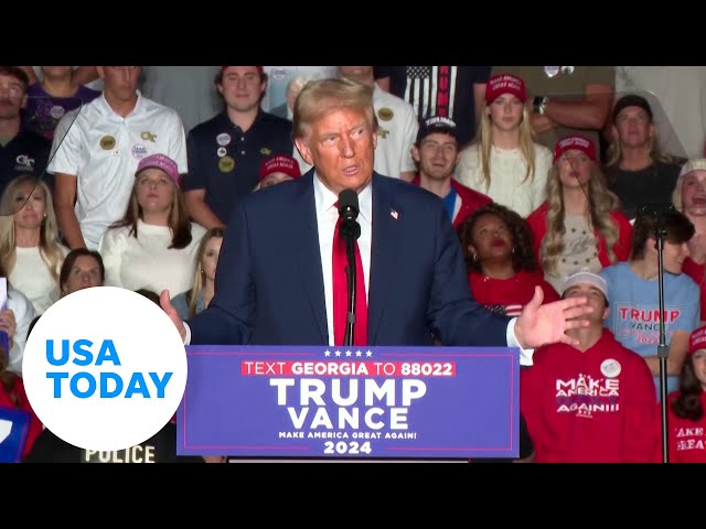 ⁣Trump and Obama address fallout from hateful rally ahead of election | USA TODAY