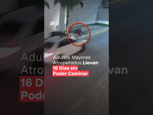 ⁣Pareja de adultos mayores atropellados lleva 16 días sin poder caminar - N+ #shorts