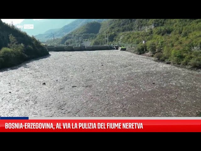 ⁣Bosnia-Erzegovina, al via la pulizia del fiume Neretva