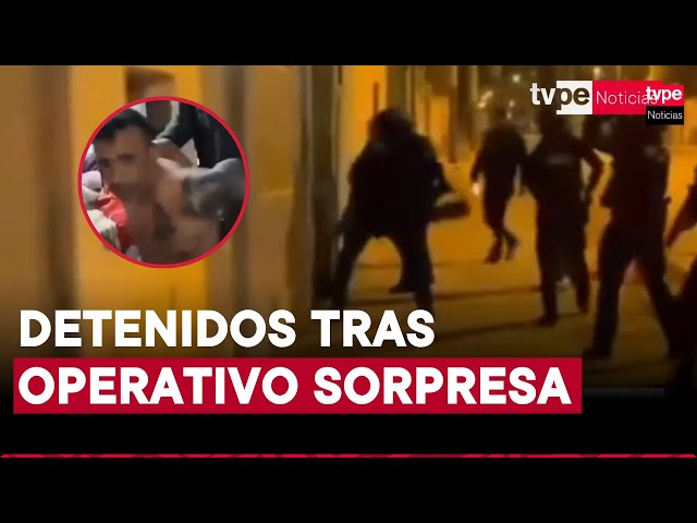 ⁣PNP detiene a tres presuntos miembros de Los Sanguinarios del Callao