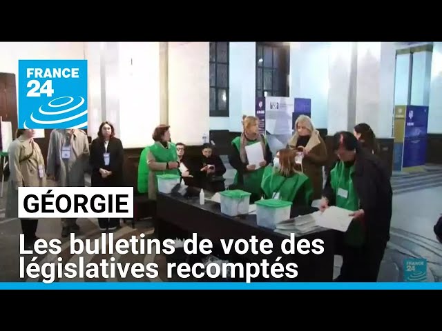 ⁣Législatives en Géorgie : les bulletins de vote recomptés • FRANCE 24