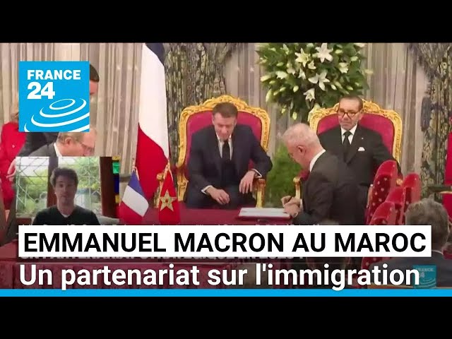 ⁣Emmanuel Macron au Maroc : une coopération sur l'immigration • FRANCE 24