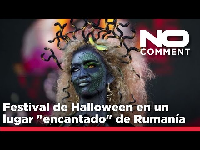 ⁣No Comment: Festival de Halloween en un lugar "encantado" de Rumanía