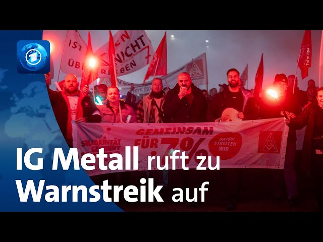 ⁣Warnstreiks in Metall- und Elektroindustrie nach Ablauf der Friedenspflicht