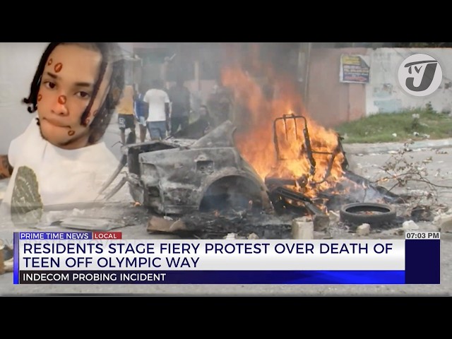 ⁣Residents Stage Fiery Protest Over Death of Teen Off Olympic Way | TVJ News