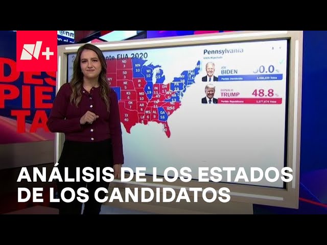 ⁣Elecciones EUA 2024: ¿Cuáles son los estados bastión? - Despierta