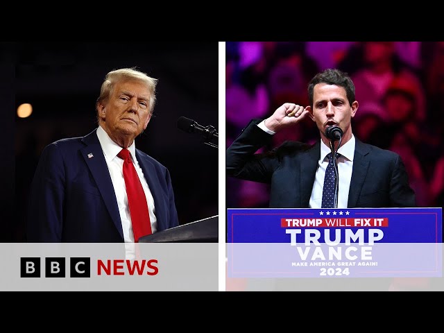 ⁣Backlash after comedian at Donald Trump rally calls Puerto Rico 'island of garbage' | BBC 