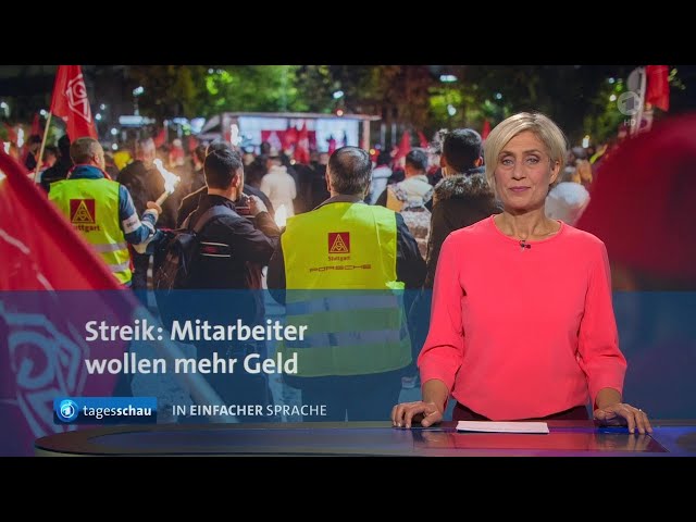 ⁣tagesschau in Einfacher Sprache 19:00 Uhr, 29.10.2024