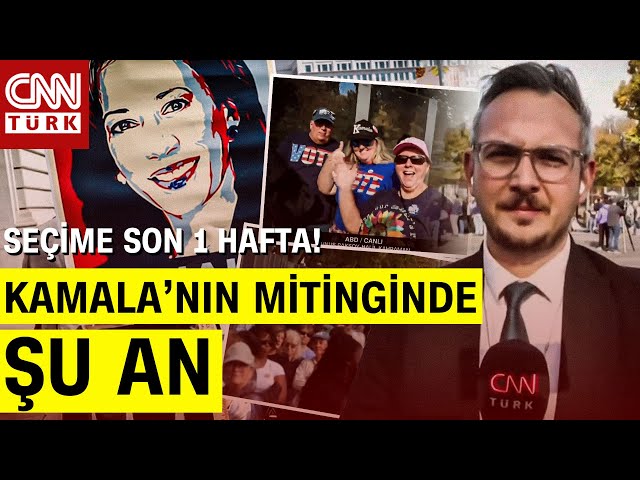 ⁣ABD'de Seçimlere Son 1 Hafta! CNN TÜRK Kamala Harris'in Mitinginde... | Ne Oluyor