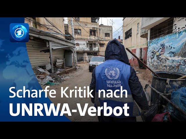 ⁣UN warnen vor Folgen: Kritik nach Verbot der UNRWA-Arbeit in Israel