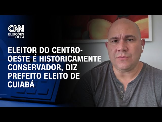 ⁣Eleitor do centro-oeste é historicamente conservador, diz prefeito eleito de Cuiabá | BASTIDORES CNN