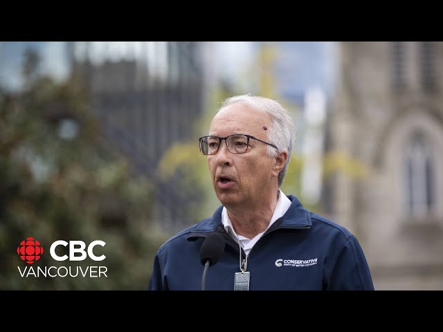 ⁣B.C. Conservative Leader John Rustad speaks after close election loss