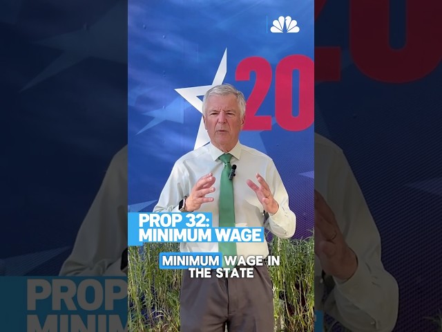 ⁣California's Prop 32 explained: Minimum wage