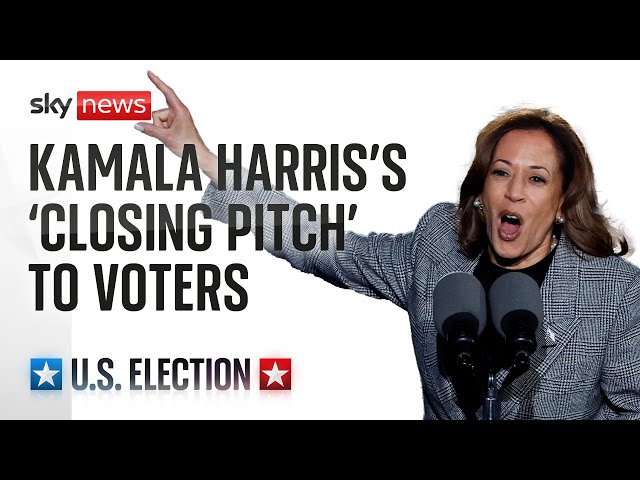 ⁣Watch live: Kamala Harris speaks near the White House, where Donald Trump spoke on 6 January 2021