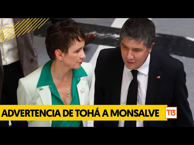 ⁣Exclusivo T13: La advertencia de Tohá a Monsalve previo a la incautación de su teléfono