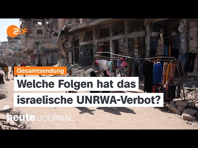 ⁣heute journal vom 29.10.2024 Kritik an UNRWA-Verbot, Doppel-Wirtschaftsgipfel, Orban in Georgien