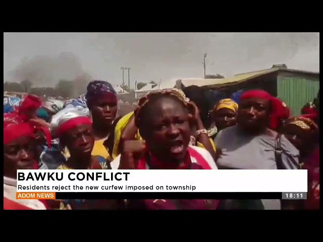 ⁣Residents reject the new curfew imposed on township- Adom TV Evening News (29-10-24)