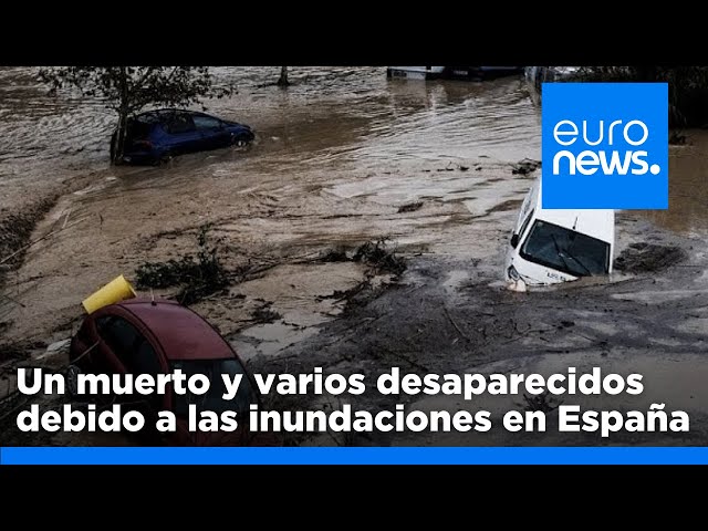 ⁣Un muerto y varios desaparecidos debido a las inundaciones en varias localidades de España