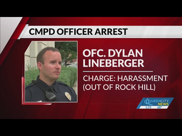 ⁣CMPD officer charged with harassment in Rock Hill